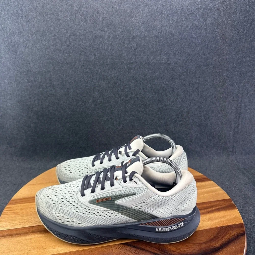 Brooks Adrenaline GTS 24 Women's Size 9 Grey Running Shoes Sneakers 1204261B030